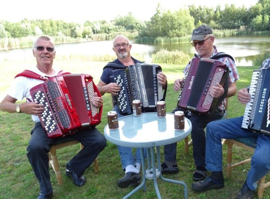 Fra venstre - Ole, John, Jan Erik og Jan S.